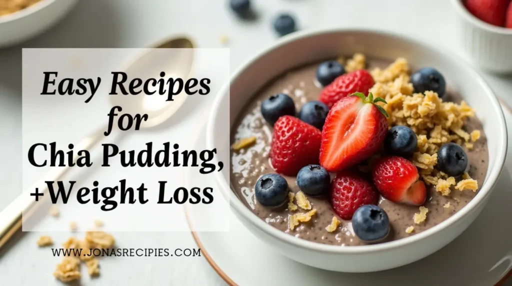 Recipes for Chia Pudding and Weight Loss