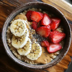 Almond Butter Oatmeal Breakfasts