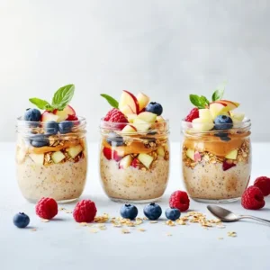 Almond Butter Oatmeal Breakfasts