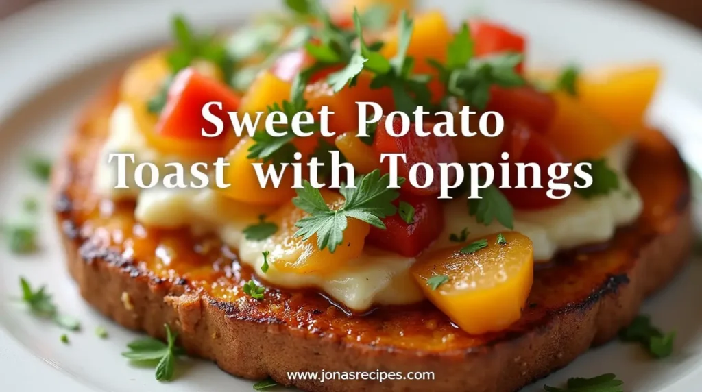 Sweet Potato Toast with Toppings